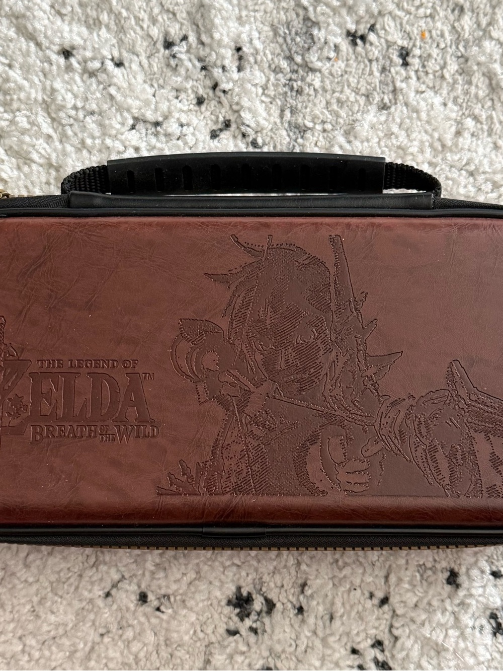 The Legend of Zelda Breath of the Wild Brown Nintendo Switch Carrying Case